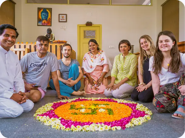 Team activity at best yoga schools in rishikesh